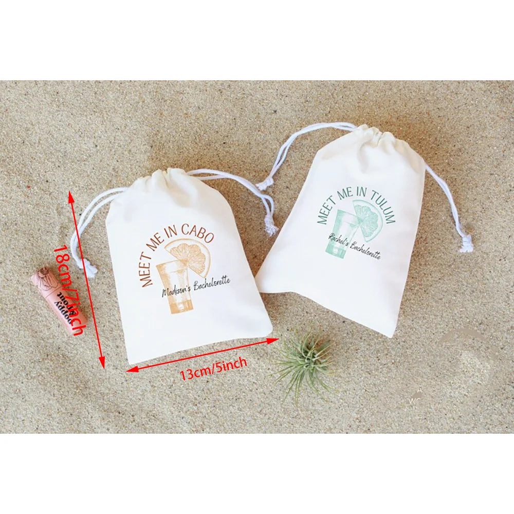 Custom Hangover Kit Bags – Bachelorette & Wedding Favors Party Favor Bag Peaceful Pleasures Health and Wellness