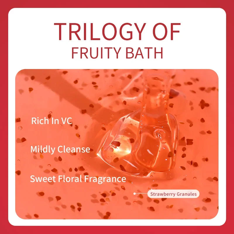 Fruity Smooth Body Wash – Exfoliating Shower Gel Peaceful Pleasures Health and Wellness