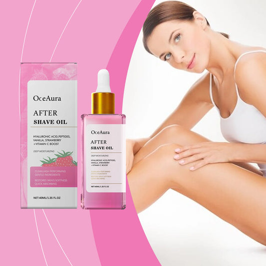 OceAura Strawberry Hair Removal Soothing Body Oil 40ml