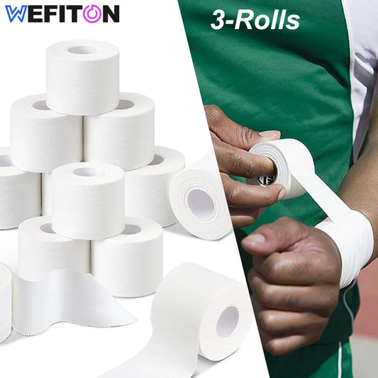 WEFITON 3-Roll Foam Athletic Underwrap Tape – Ankles & Wrists Athletic Foam Tape Peaceful Pleasures Health and Wellness