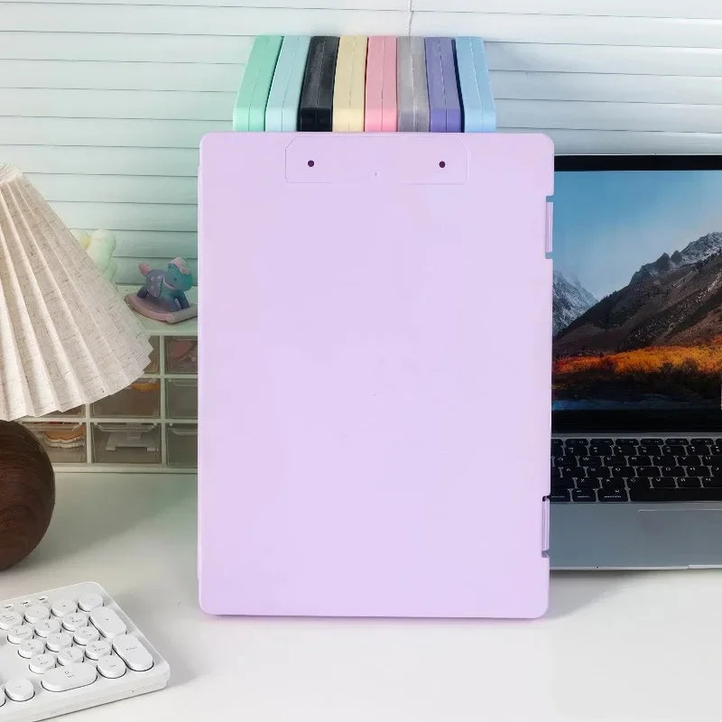 Hard Shell File Folder Storage Box | Desktop Office Organizer