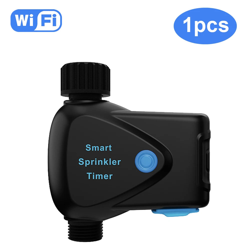 Tuya Smart Wifi Water Timer Sprinkler Irrigation With Water Metering Smart Sprinkler Control for Garden Plants Peaceful Pleasures Health and Wellness wifi 1pcs UK