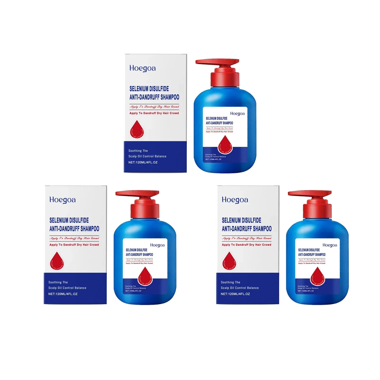 HOEGOA Selenium Sulfide Shampoo – Dandruff & Oil Control