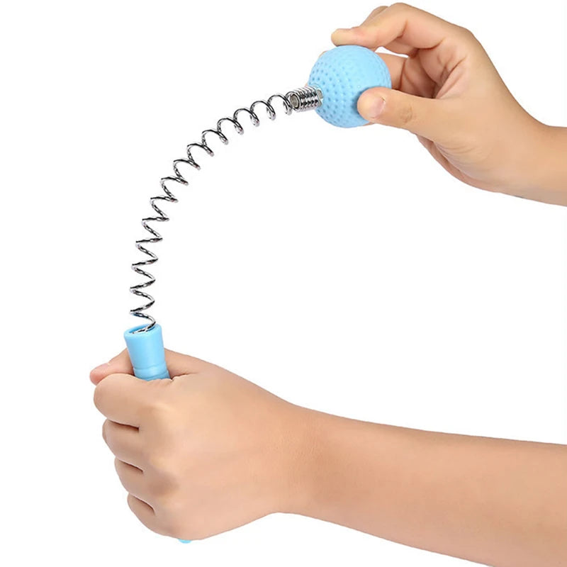Manual Massage Hammer Stick Ball Body Massager Spring Elastic Knock Shoulder Arm Leg Hip Waist Whole Massage Tool Peaceful Pleasures Health and Wellness