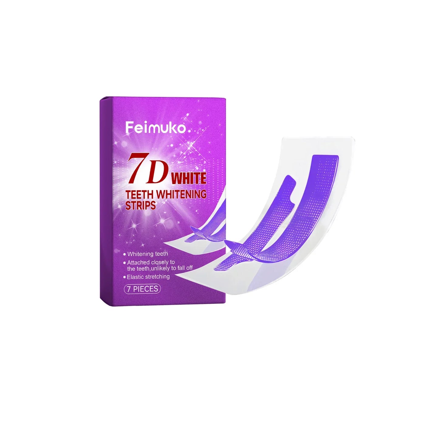 FEIMUKO 7D Teeth Whitening Strips – Sensitive Teeth, 7pc