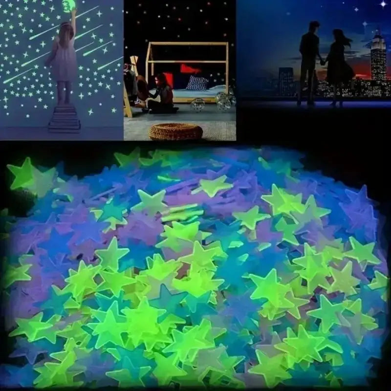 Luminous Star Wall Sticker Suitable Bedroom Ceiling Decoration