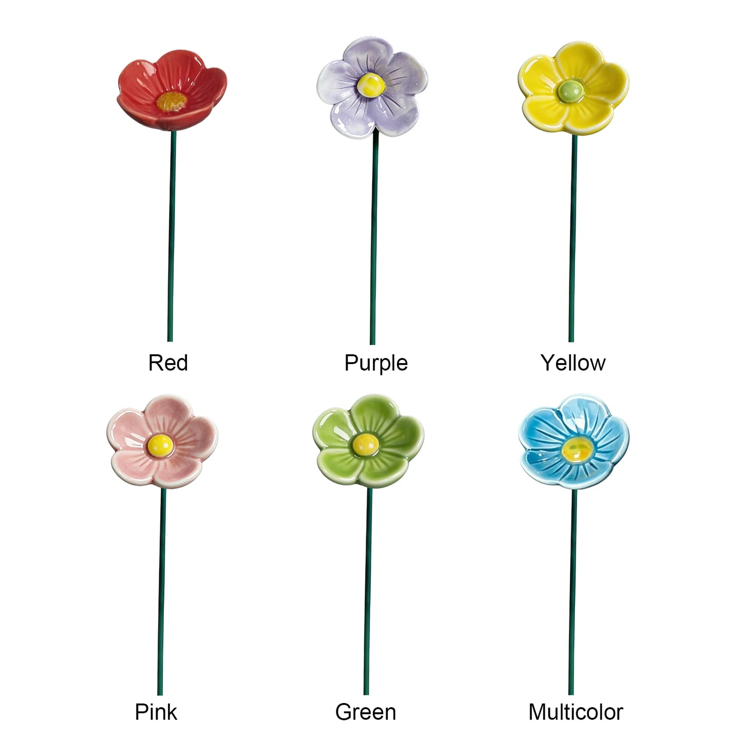 Ceramic Outdoor Bees Bath with Ground Stake Artificial Flowers Bee Bowl Stylish Bee Watering Station for Bee Friendly Yard Peaceful Pleasures Health and Wellness