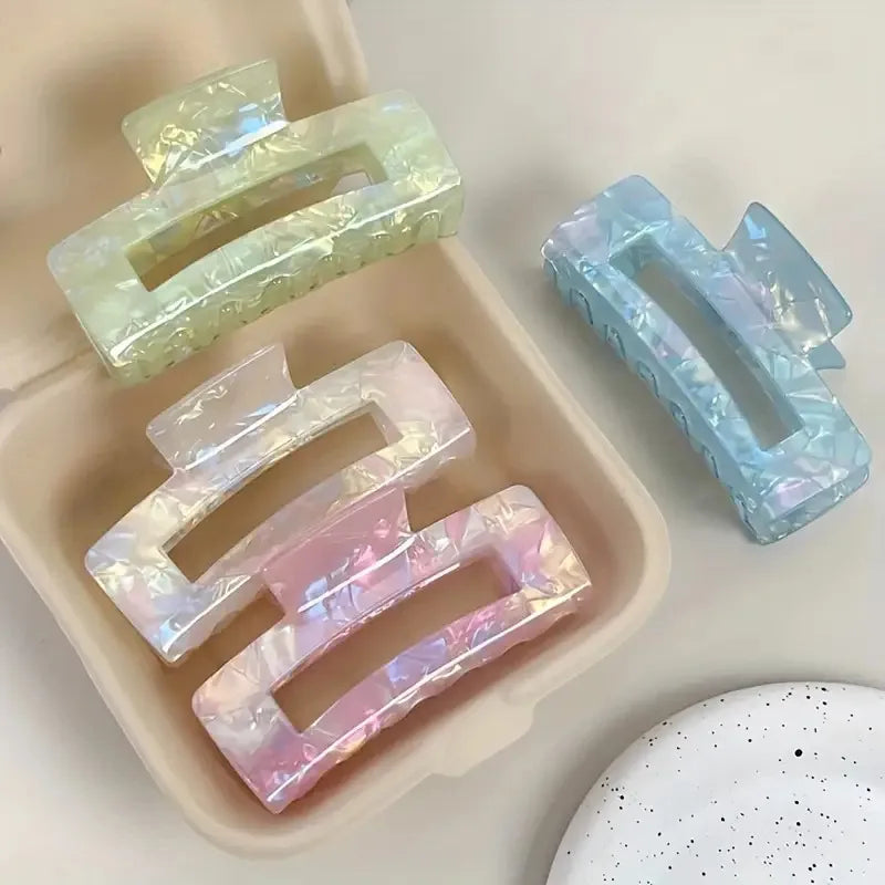 4-Piece Large Mermaid Hair Clips – Elegant Claw Clips for Daily & Festival Wear Hair Clips Peaceful Pleasures Health and Wellness