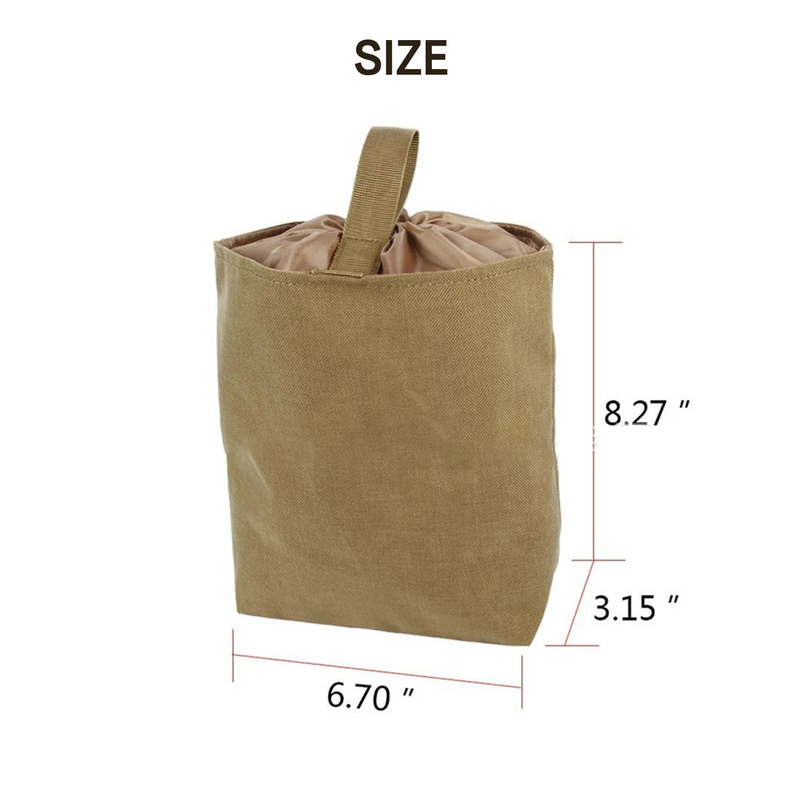 Drawstring Magazine Dump Pouch Roll-Up Drawstring Magazine Utility Pouch for Adventure Field Exploration Peaceful Pleasures Health and Wellness