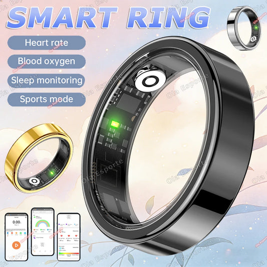 Smart Ring | Heart Rate, SpO₂ & Sleep Tracker | 5ATM Smart Ring Tracker Peaceful Pleasures Health and Wellness