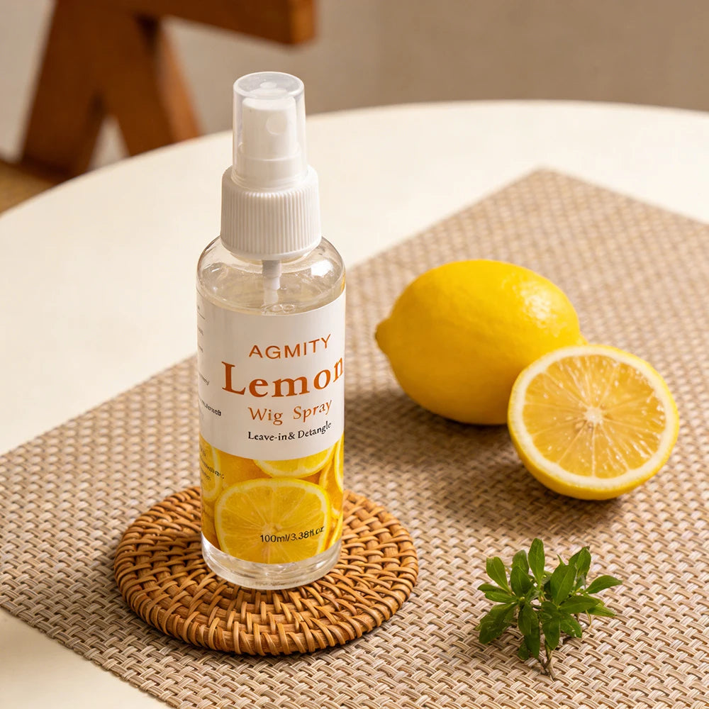 Lemon Scent Wig Spray – Leave-In Conditioner & Detangler