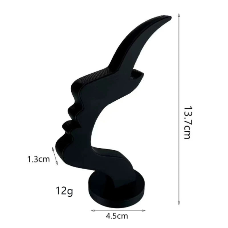 Fashion glasses placement bracket interesting side face practical and minimalist glasses decoration for desktop or bedside table Peaceful Pleasures Health and Wellness