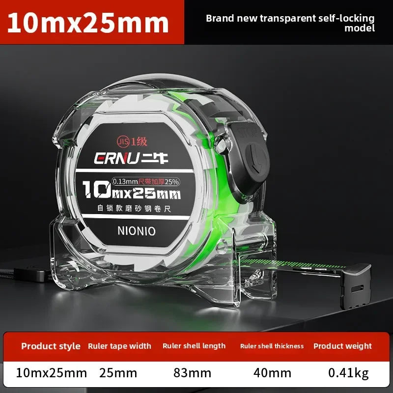 10m Retractable Tape Measure | High Accuracy Woodworking Tool