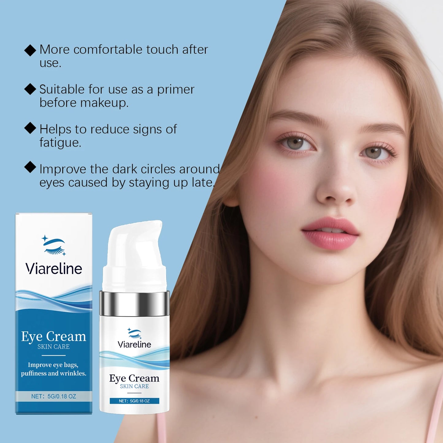 Viareline Firming Eye Serum – Dark Circles & Fine Lines