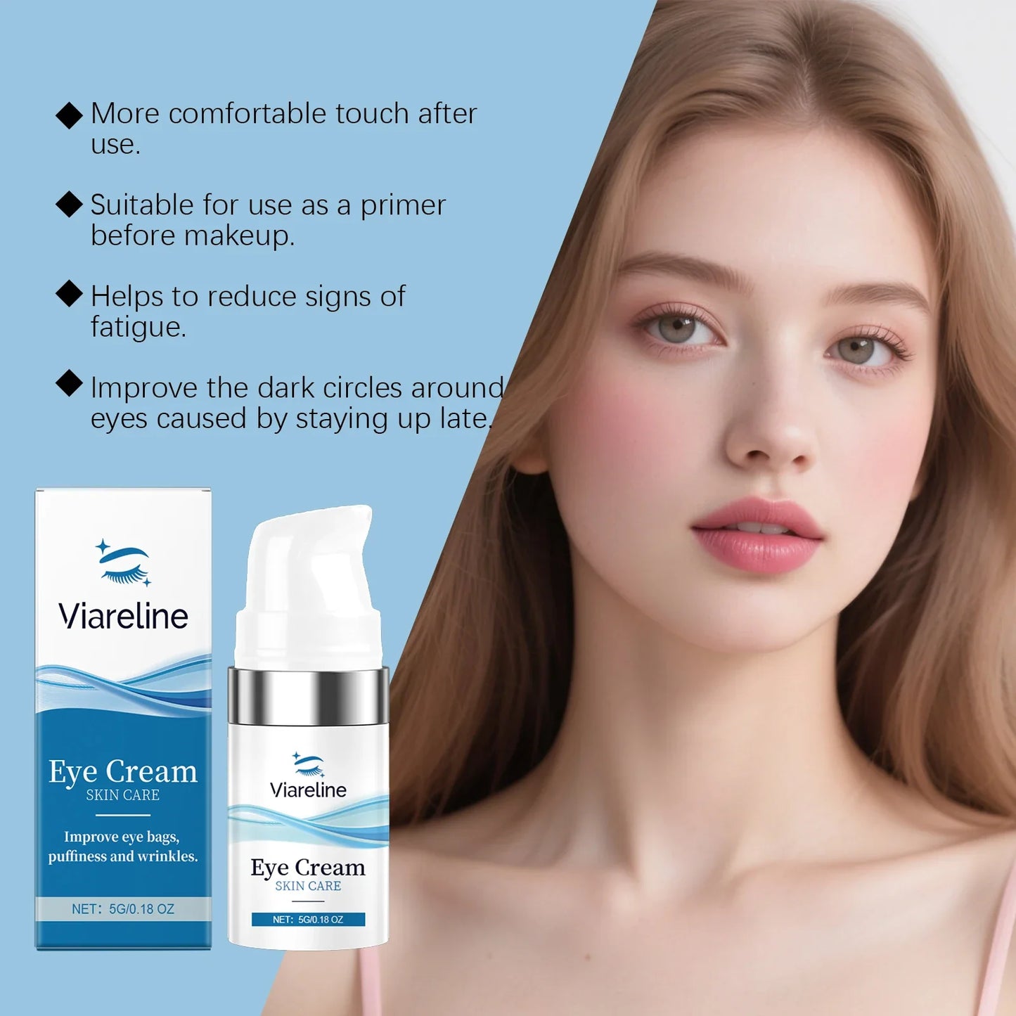 Viareline Firming Eye Serum – Dark Circles & Fine Lines