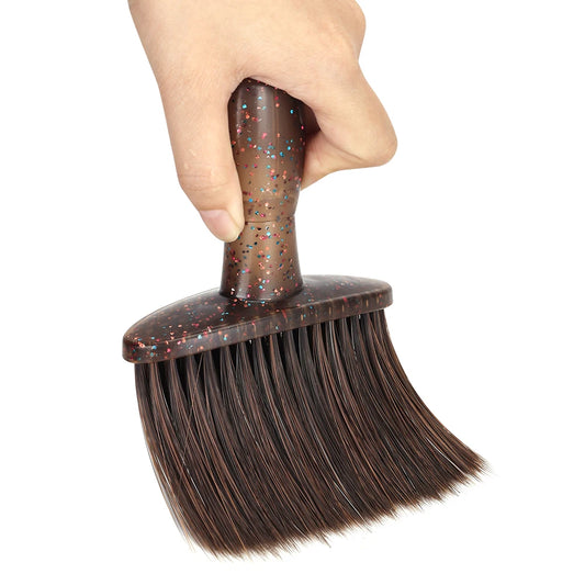 Hair Salon Soft Hair Cleaning Brush Neck and Face Hair Fragmentation Sweeping Brush Multi functional Hairdressing Tool Peaceful Pleasures Health and Wellness