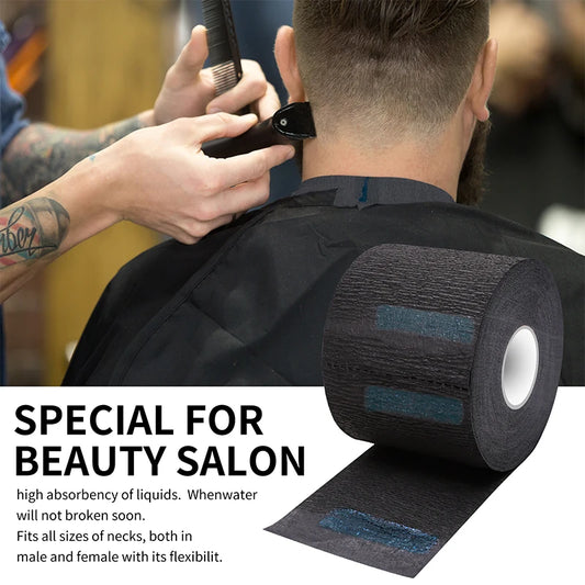 1/5volume Professional Barber Neck Paper Disposable Salon Barber Hair Muffler Paper Hair Collar Covering Hairdressing Accessory Peaceful Pleasures Health and Wellness