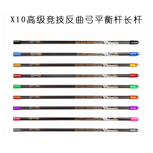 Sanlida X10 Recurve Bow Stabilizer 4 5 6 11 12 28 Archery Carbon Rod Peaceful Pleasures Health and Wellness Long rod-28in-gold