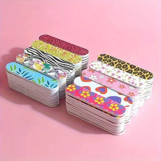 Vibrant Mini Nail File Double-sided High-quality Manicure Pedicure Peaceful Pleasures Health and Wellness