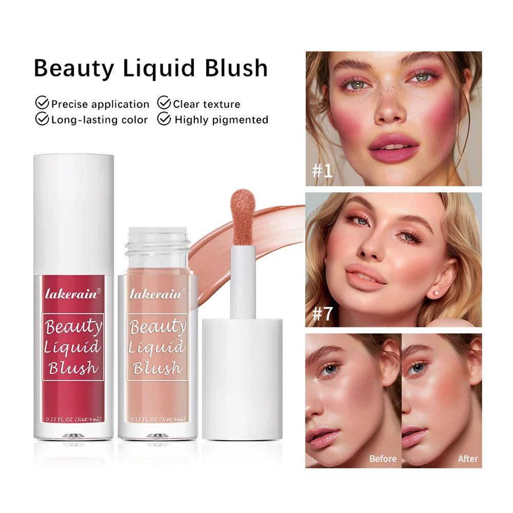 Waterproof Liquid Blush – Multi-Use Cheek & Lip Tint | 9 Shades