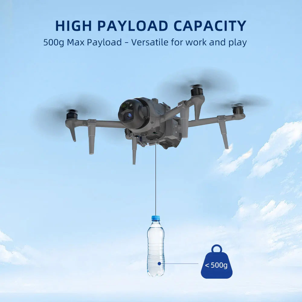 Lightweight Material Design Airdrop System For DJI MAVIC 4 PRO Wedding Proposal Delivery Device Maximum Load 500G Peaceful Pleasures Health and Wellness