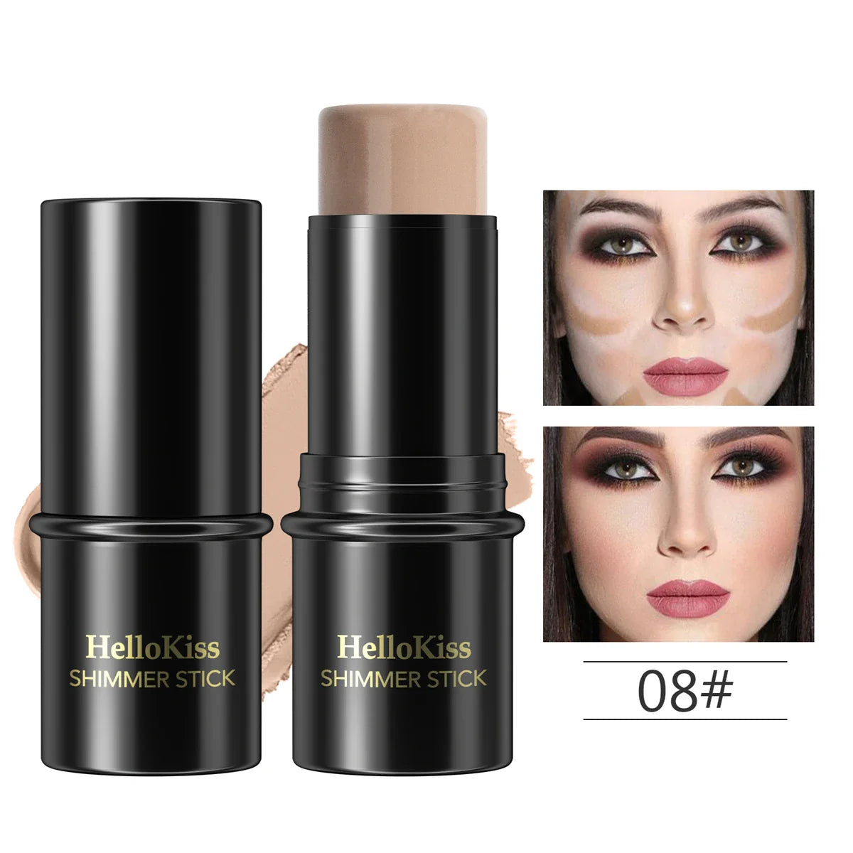 Hello Kiss Bronzer Contour Stick – Highlight & Concealer Pen