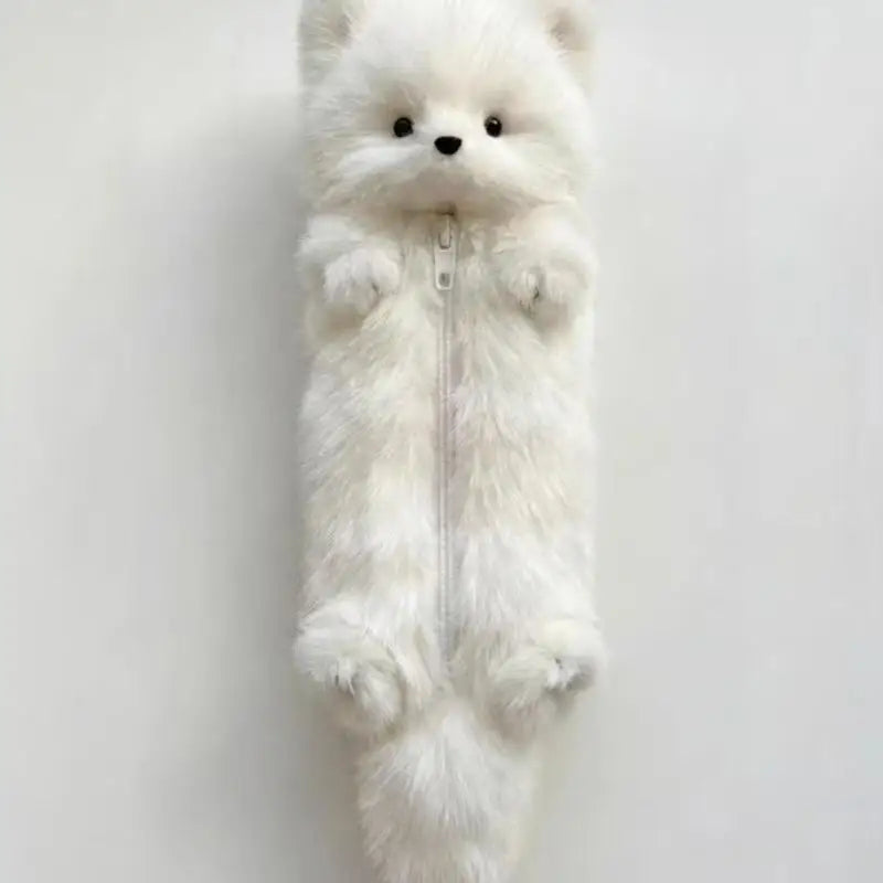 Cute Cartoon Plush Animal Pencil Case | Student Stationery Pouch