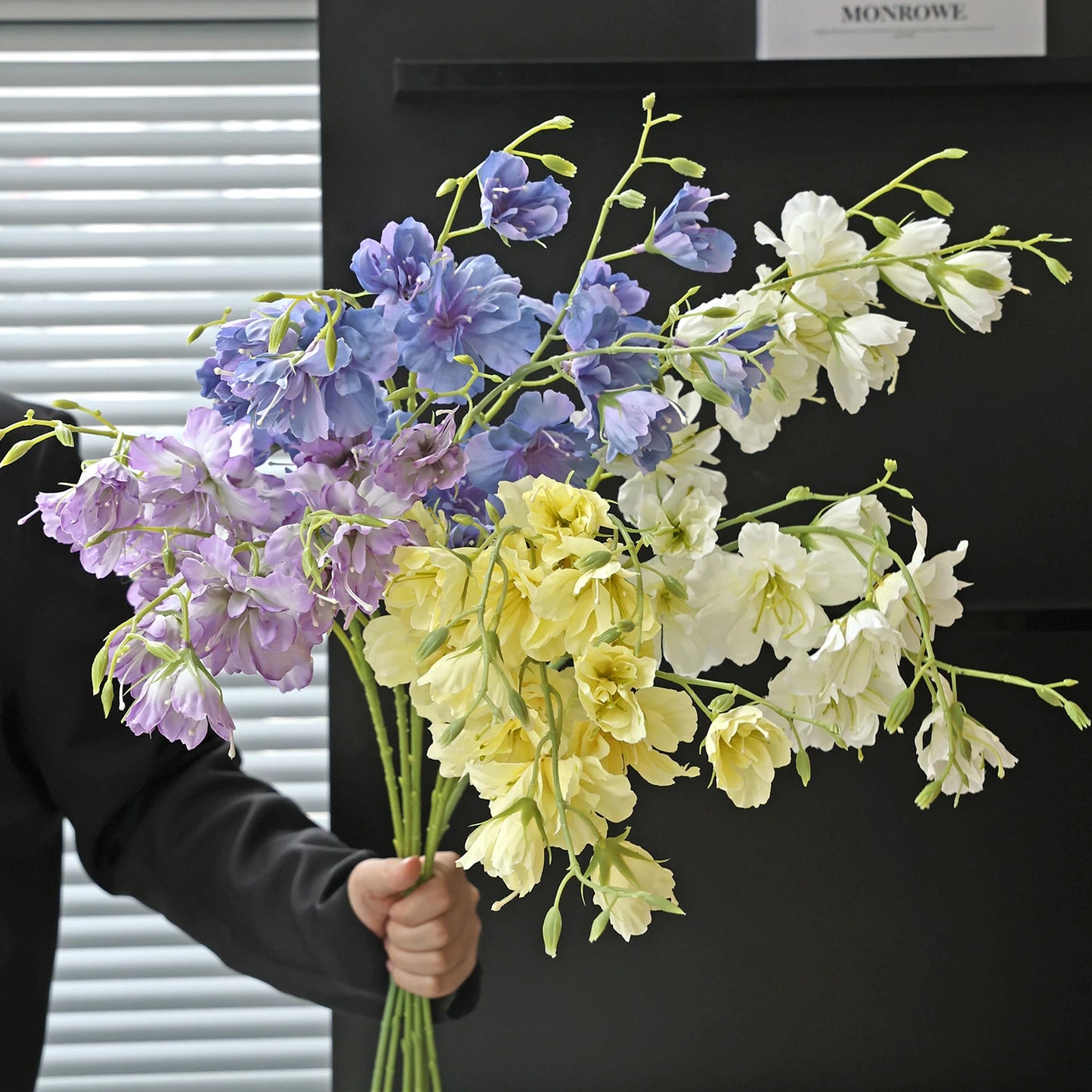 Artificial Silk Crabapple Flower Bouquet for Wedding & Home Decor