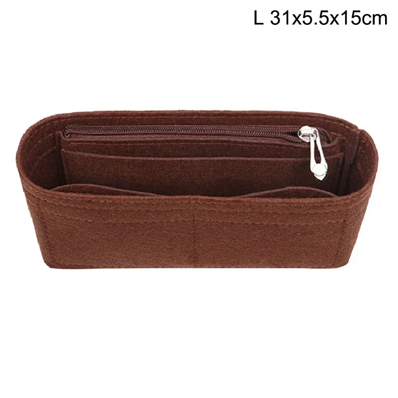 Felt Handbag Organizer Insert – Multi-Pocket Bag Liner