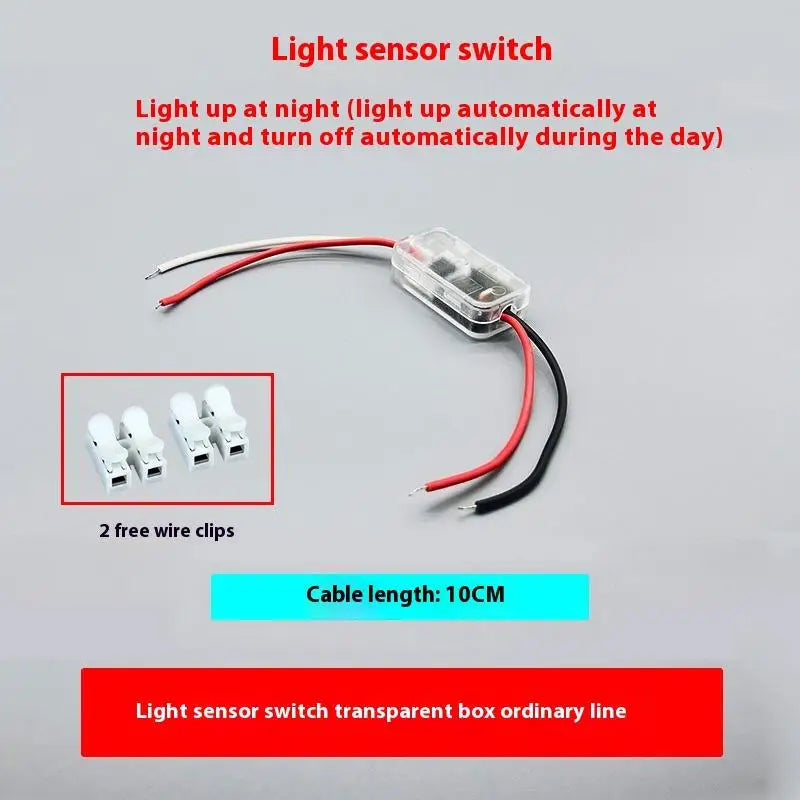 DC 3.7V–24V 5A Photocell Light Sensor Switch | Auto On/Off
