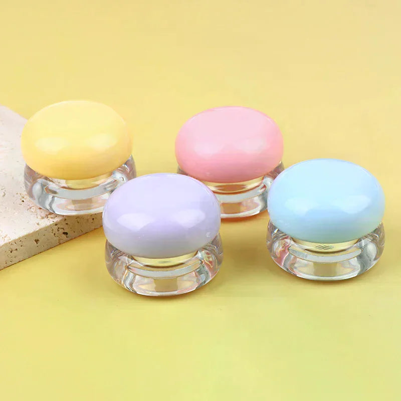 5g Mini Cosmetic Empty Jar Pots Makeup Skincare Container Face Cream Box Lip Balm Box Refillable Lips Glaze Container Travel Peaceful Pleasures Health and Wellness