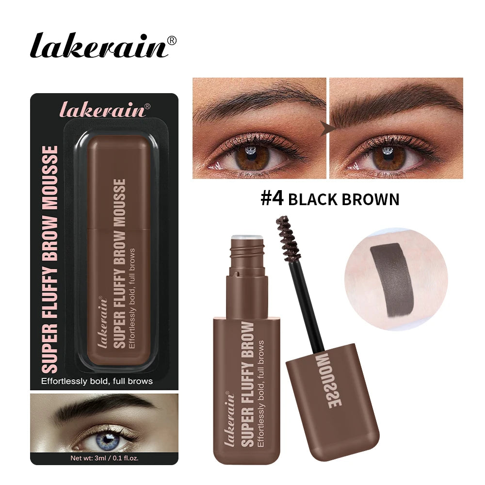 Brow Mousse Super Fluffy High Color Rendering Fill In The Sparse And Vacant Parts of The Eyebrows Smooth Super Fluff Thick Brow Peaceful Pleasures Health and Wellness color4