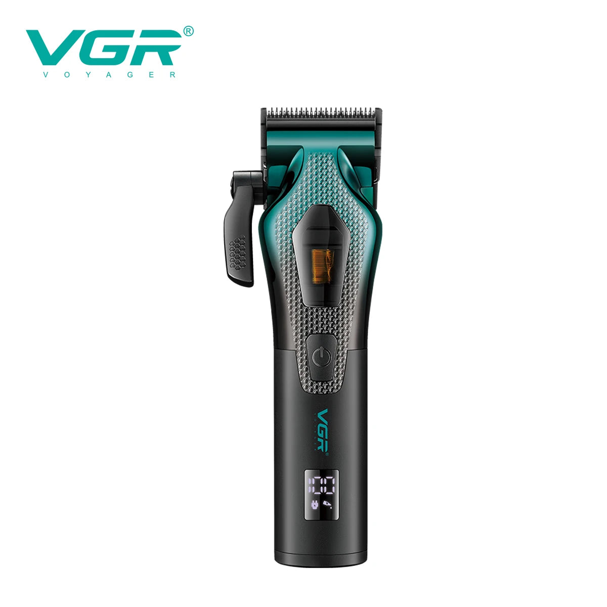 VGR high-end customized electric hair clipper gradient metal shell electric push shear intelligent control hair trimmer V-271 Peaceful Pleasures Health and Wellness