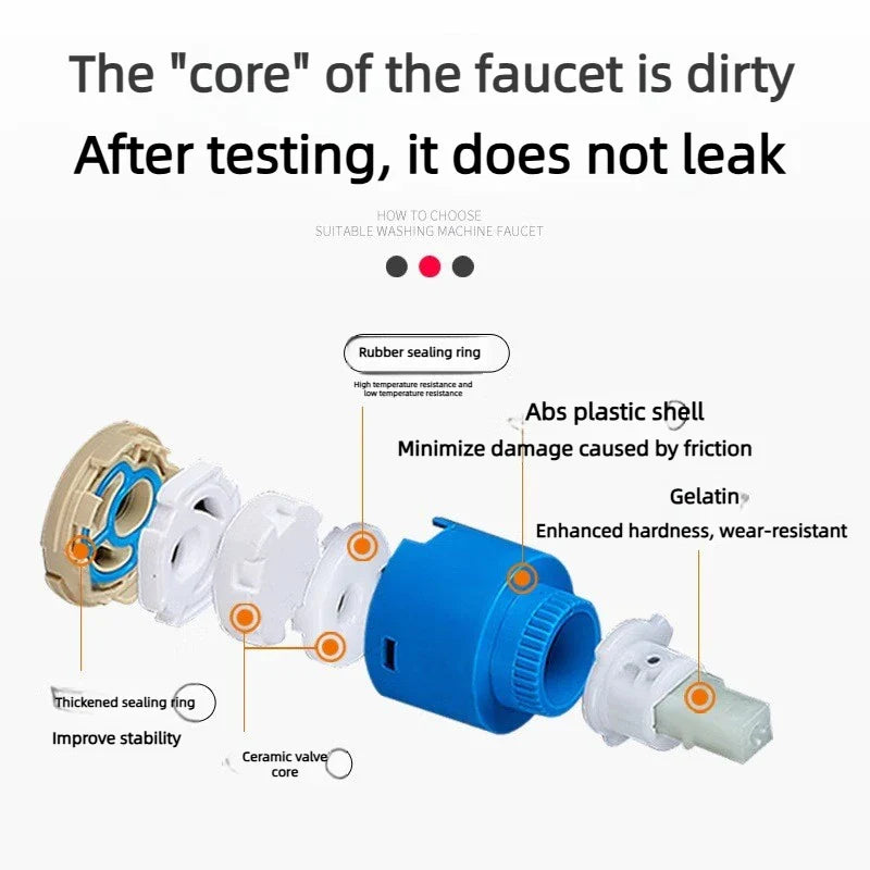 Ceramic Faucet Cartridge 25mm 35mm 40mm | Mixer Tap Valve