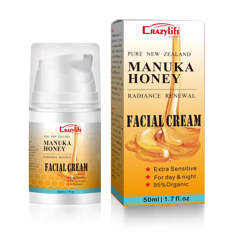 50ml NewZealand Bee Venom Honey Facial Cream Firming Lifting Skin Treatment Facial Cream Calming Night Cream Peaceful Pleasures Health and Wellness