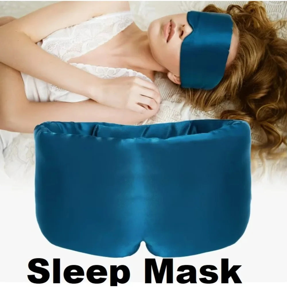 Soft Padded Sleep Eye Mask – Light Blocking Travel Aid