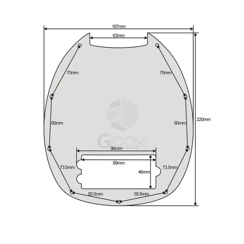 MM Bass Guard Panel Mefenmofen 4-string Front Musical Instrument
