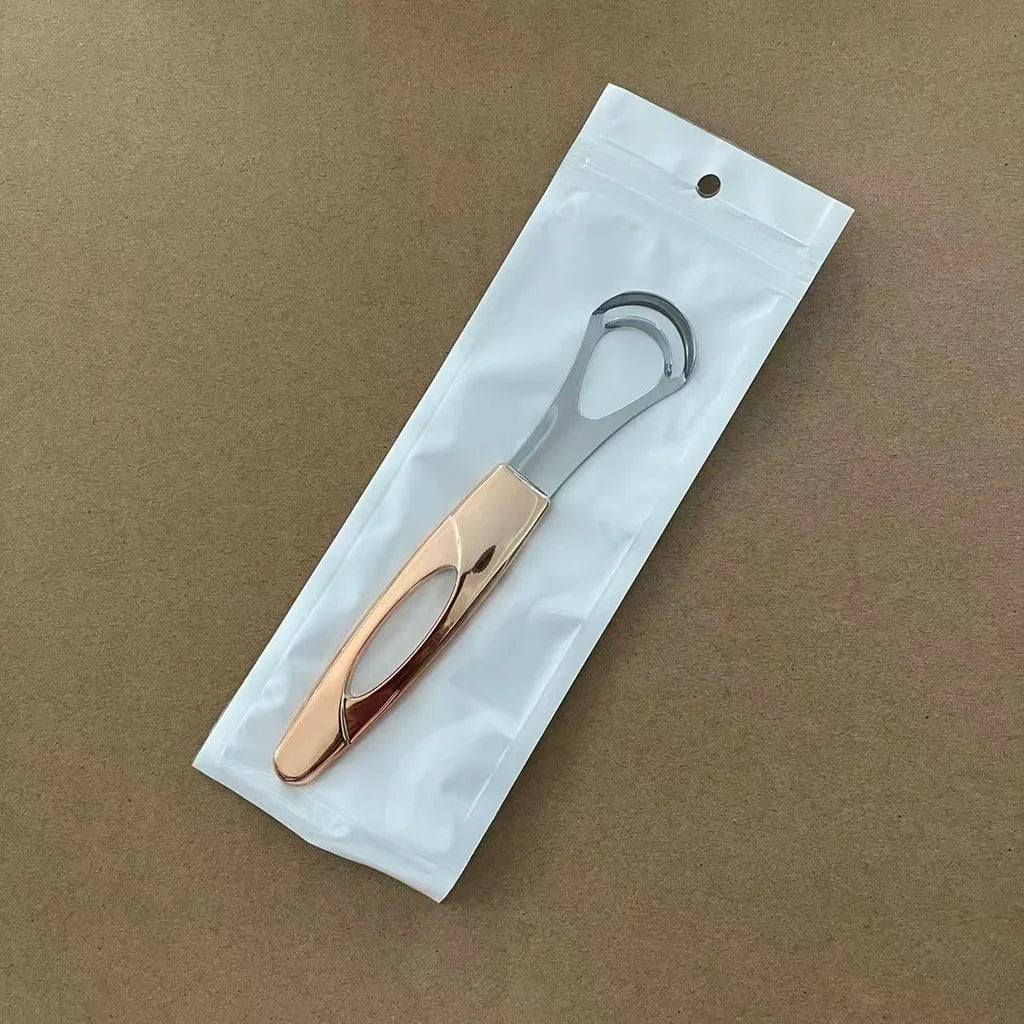 Stainless Steel Tongue Cleaner – Double Scraper, Fresh Breath