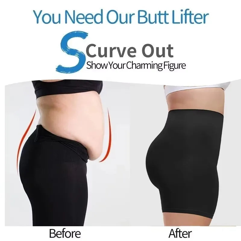 Women's High Waist Biker Shorts – Butt Lift, Seamless Yoga