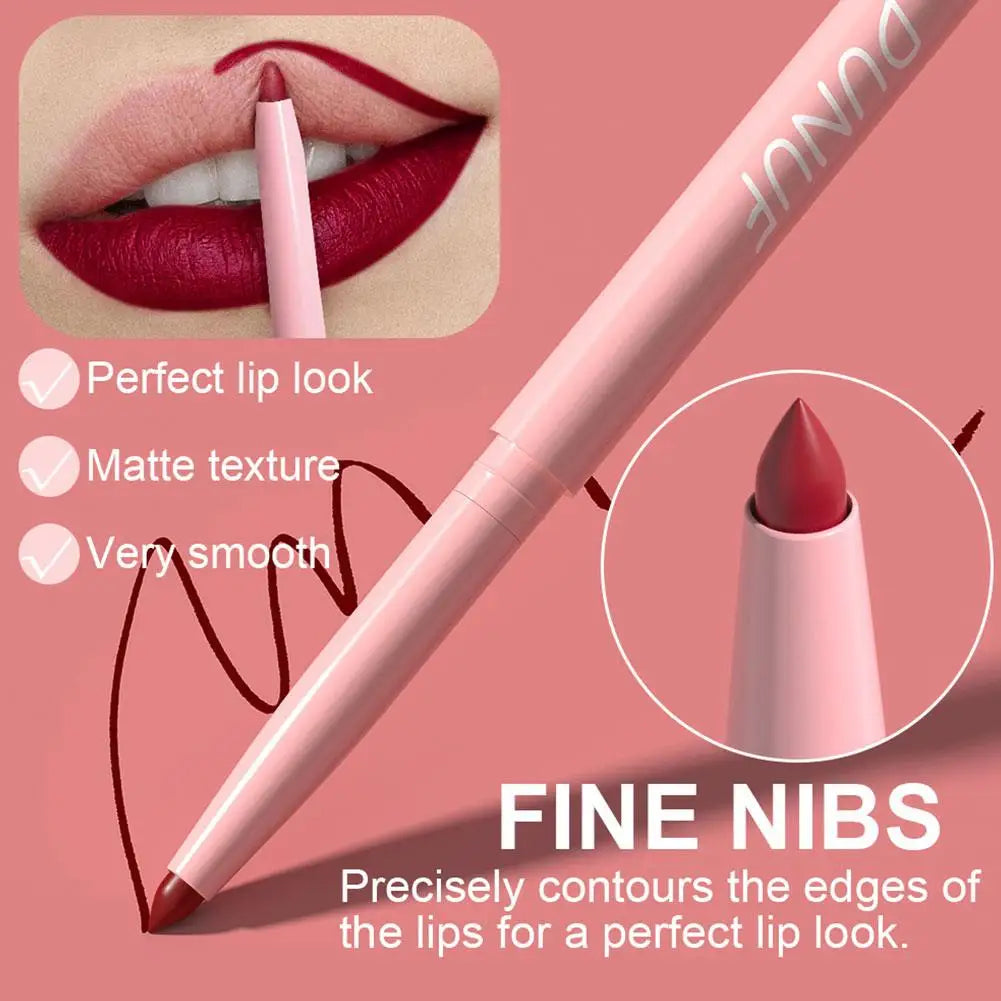 Eelhoe 6-Color Waterproof Lip Liner Set – Long-Lasting Matte