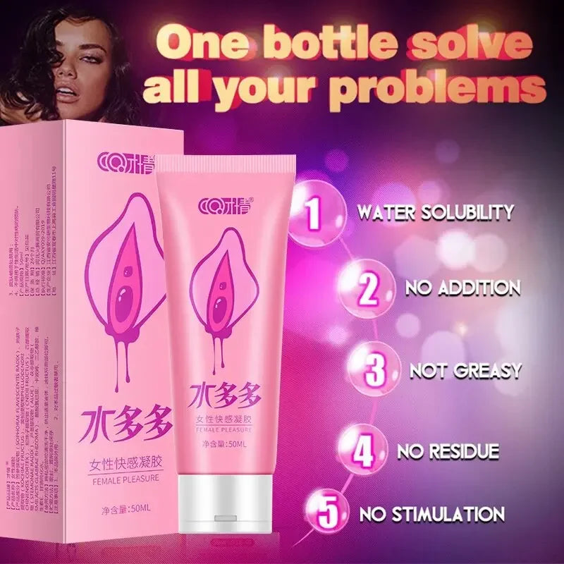 50ml Women Sex Spray Vaginal Tightening Gel Moistening Pleasure Enhancer Lubricants Strong Orgasm Gel Female Sexual Stimulant Peaceful Pleasures Health and Wellness