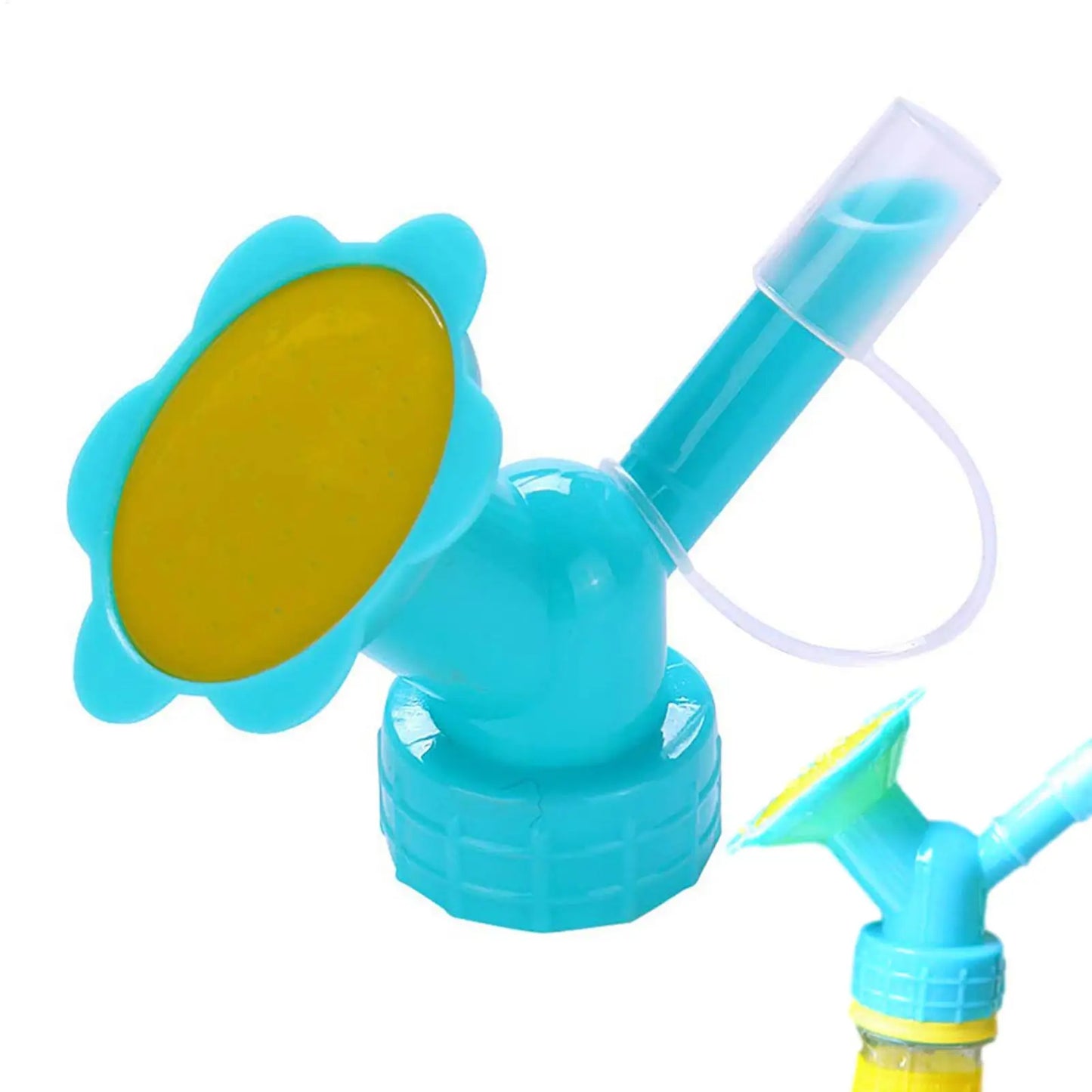 Sunflower Bottle Cap Watering Nozzle – Mist & Stream Sprinkler