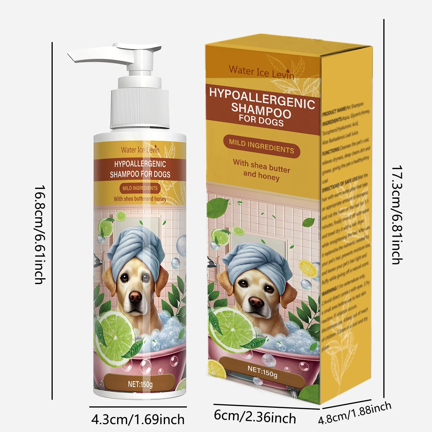 Pet Shampoo for Cats & Dogs – Deep Cleansing & Moisturizing Pet Grooming Shampoo Peaceful Pleasures Health and Wellness