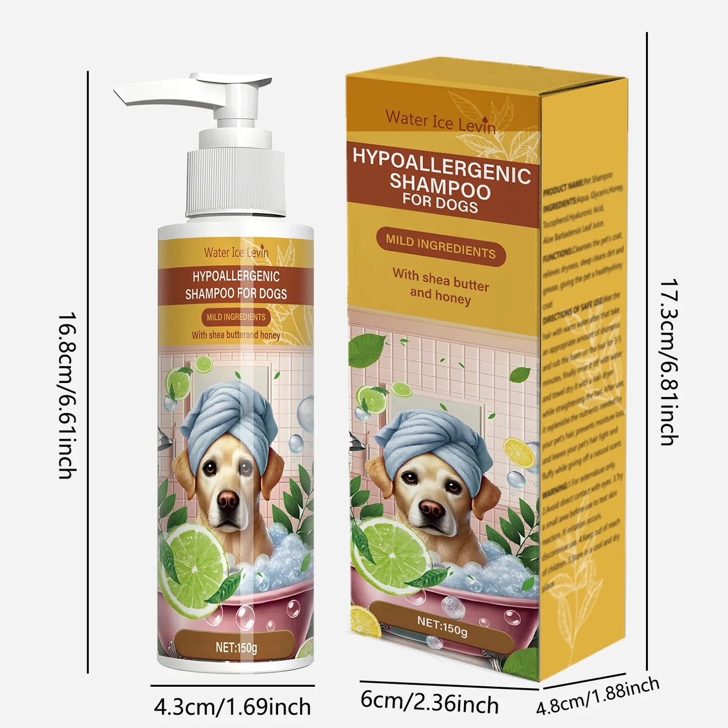 Pet Shampoo for Cats & Dogs – Deep Clean, Fresh Scent, Moisturizing