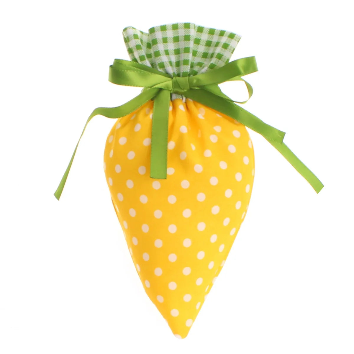 Easter Carrot Drawstring Gift Bag | Cute Velvet Candy Bag