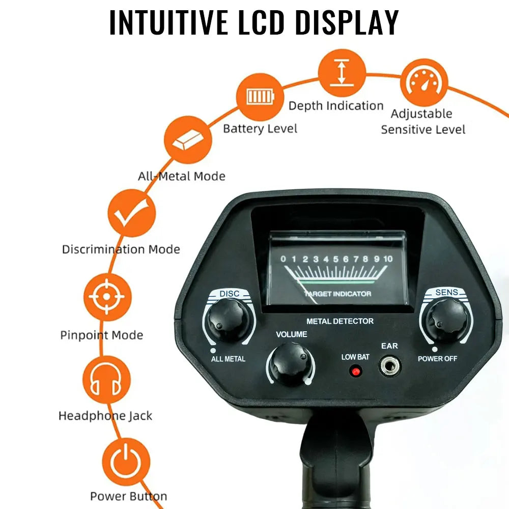 Hot sell Underground Metal Detector GTX5030 Treasure Hunter Gold Circuit Metales HOT SALE Detecting Gold, Coin, Treasure Hunting Peaceful Pleasures Health and Wellness