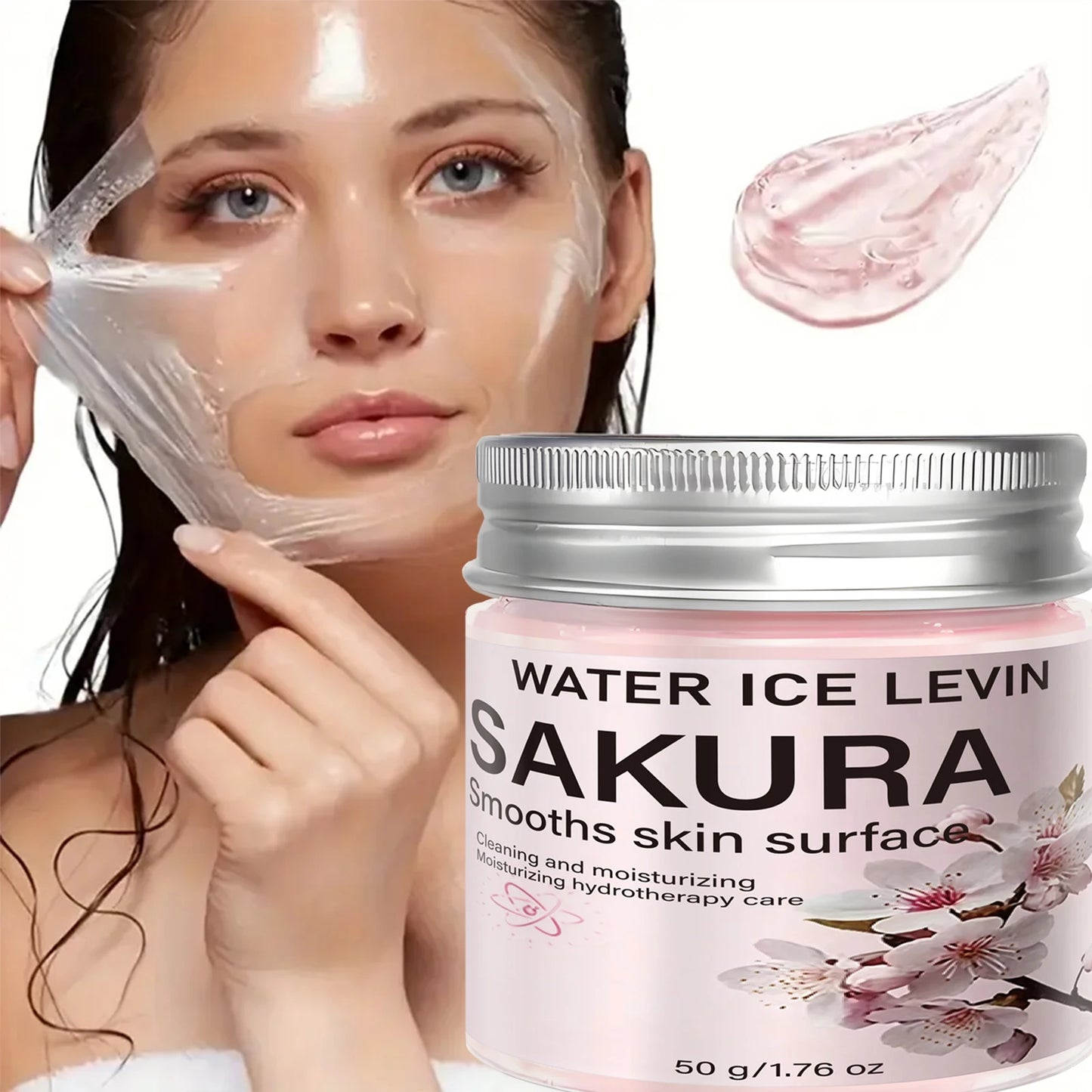 Sakura Face Mask – Collagen & Hyaluronic Acid Peel | 50g