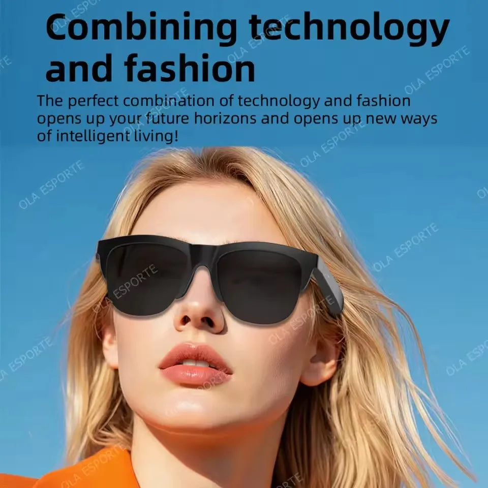 2026 Photosensitive Color Change Smart Glasses Bluetooth Voice Calls Control Music UV Polarized Sunglasses Headphone Glasses Man Peaceful Pleasures Health and Wellness