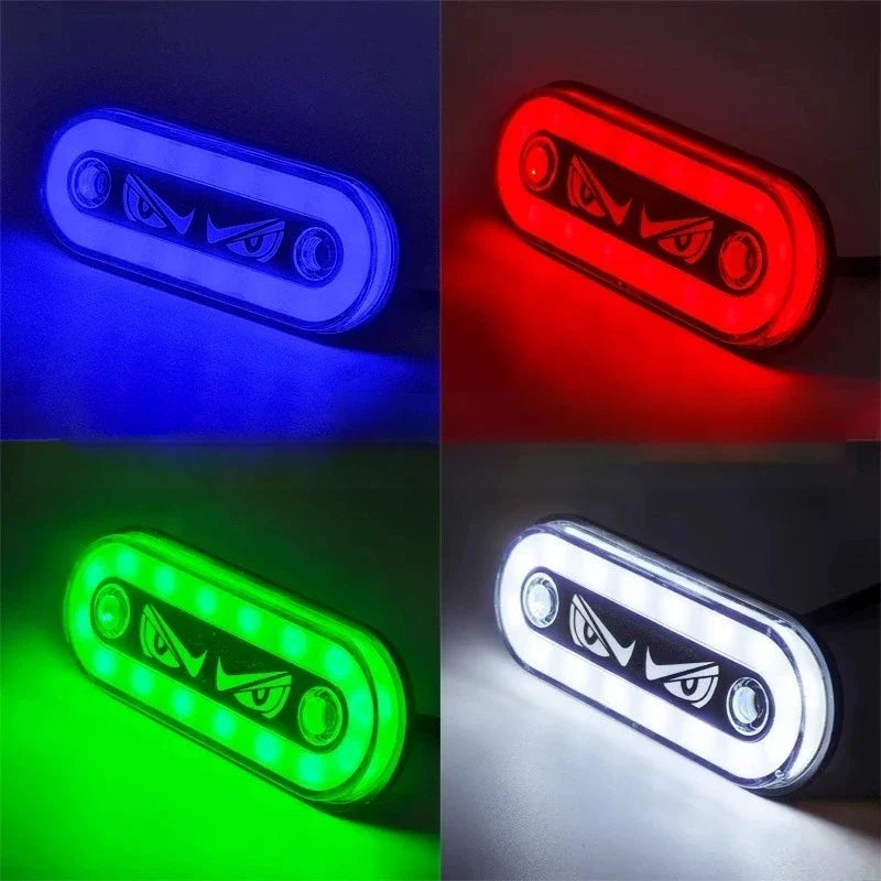 12V/24V LED Side Marker Lights – Flashing & Constant Modes
