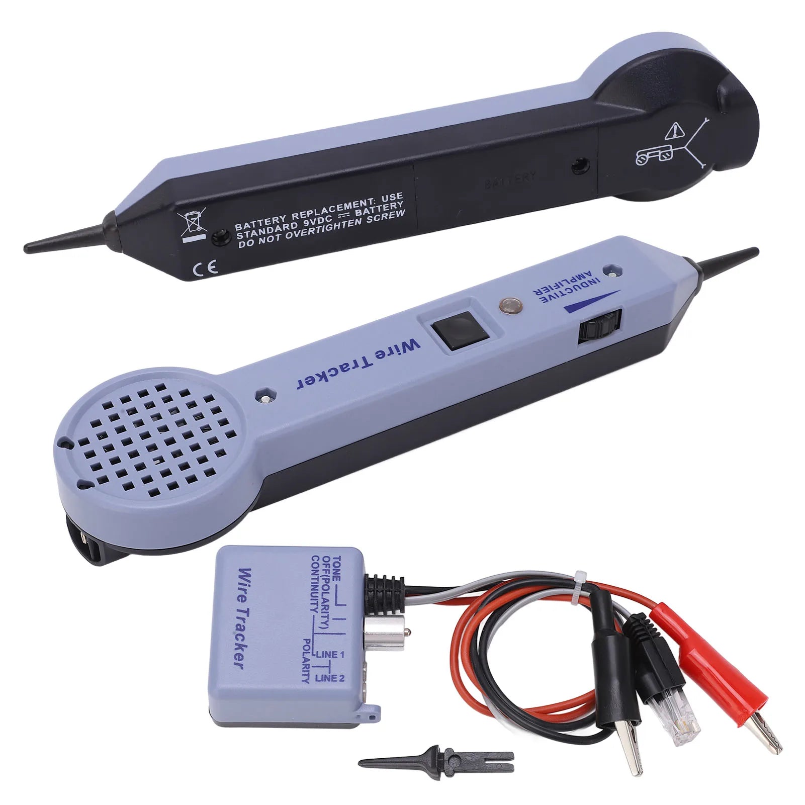 Network Cable Tracing Tester Kit Audio Adjustable Induction Amplifier Cable Toner Detector Cable Toner Detector Peaceful Pleasures Health and Wellness